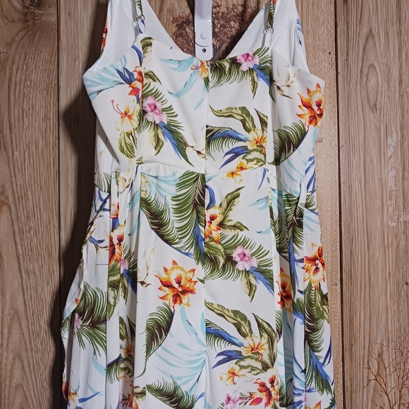 Francescas Maddyx by Mi ami Tropical Floral Hawiian Maxi Dress Size Small - Picture 6 of 14